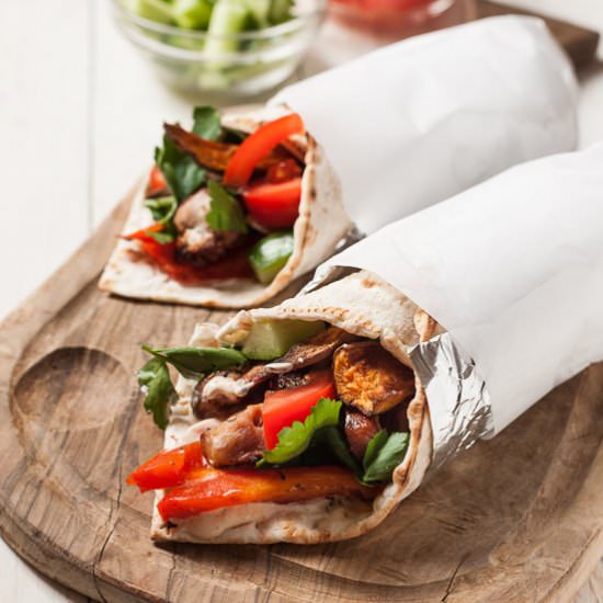 Grilled Chicken Souvlaki