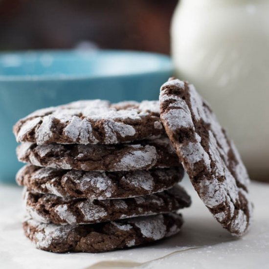 Chocolate Crinkle Cookies