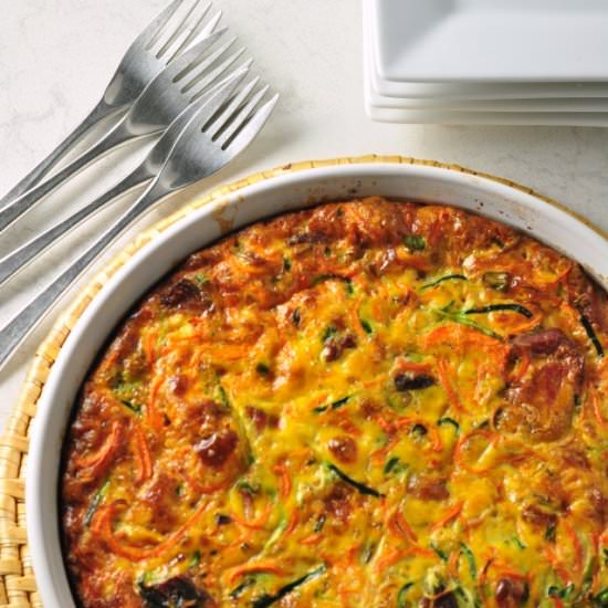 Paleo Zucchini Carrot Quiche