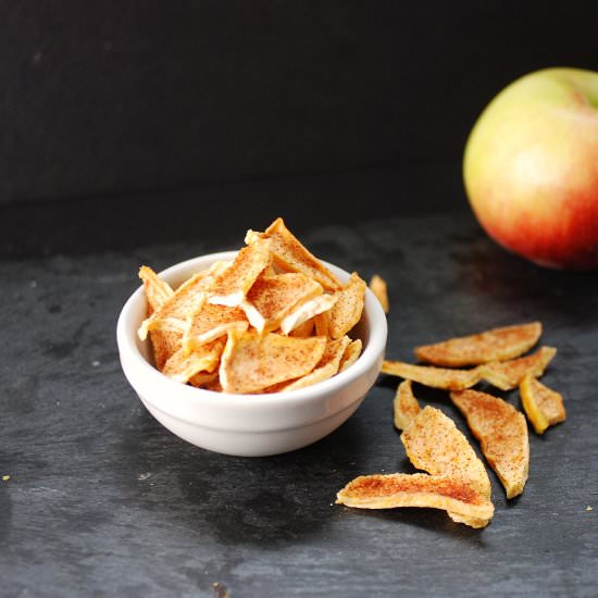 Cinnamon Sugar Apple Chips