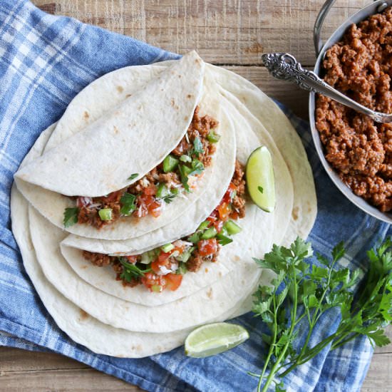 Quick + Easy Beef Tacos