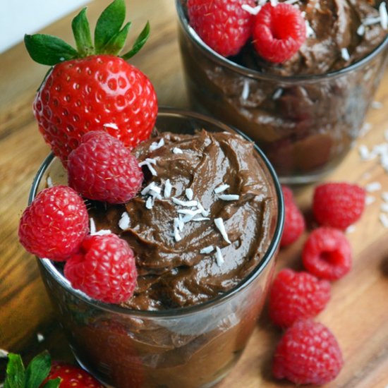 5-Minute Avocado Chocolate Mousse