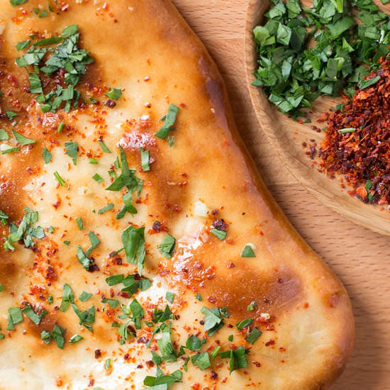 Fluffy Vegan Naan Bread