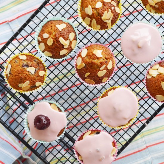 Cherry Bakewell Fairycakes