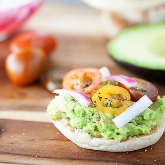 Pickled Onion Avocado Muffins