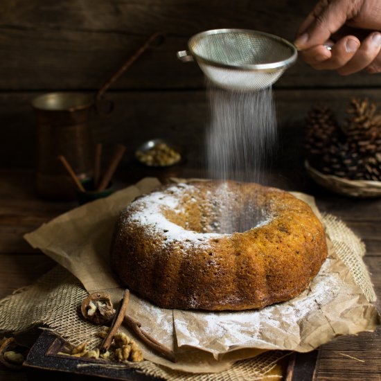 Pumpkin & Parsnip Bundt Cake