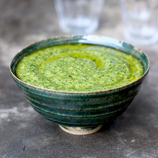 Cilantro Asiago Pesto