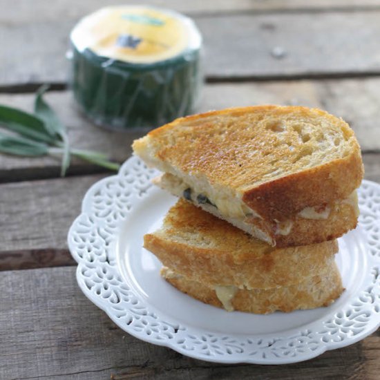 Grilled Cheese with Fried Sage