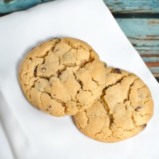 Peanut Butter Chocolate Chip Cookie