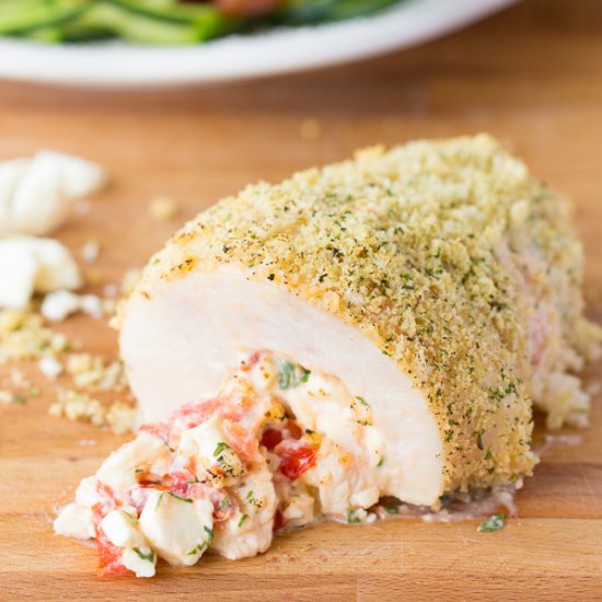 Tomato and Feta Stuffed Chicken