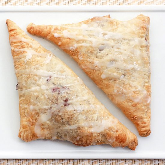 5 Min Raspberry Turnovers