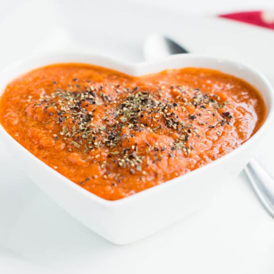 Raw Tomato Basil Soup