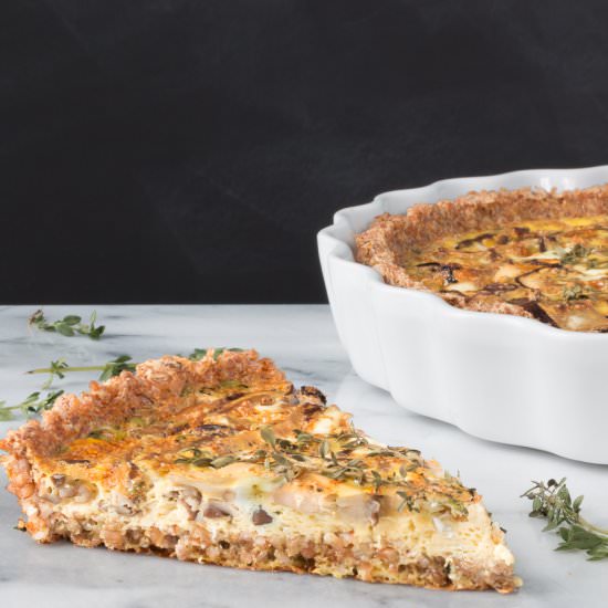 Mushroom Quiche