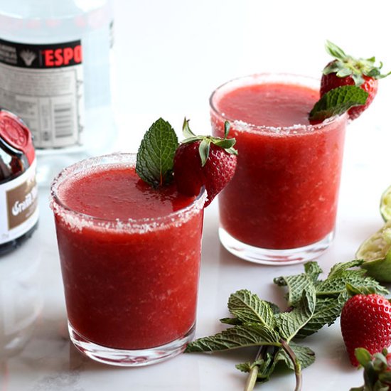 Strawberry Mint Margarita