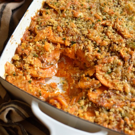 Sweet Potato Gratin