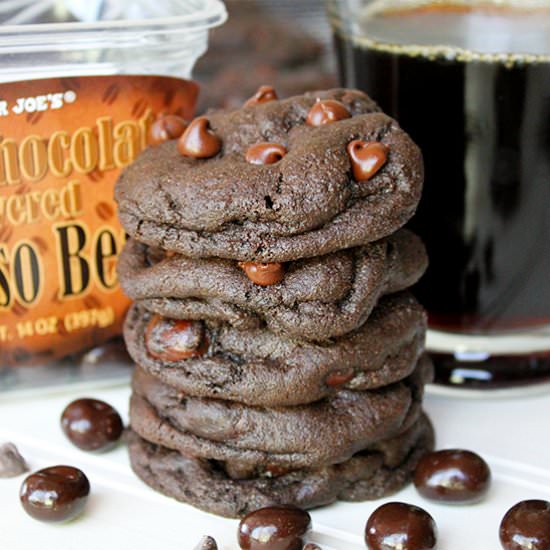 Dark Chocolate Espresso Cookies