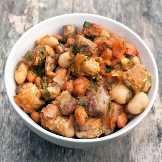 Pork Belly Baked Beans