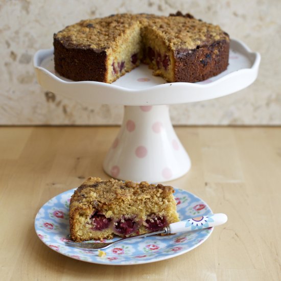 Lemon, Ginger & Blackberry Cake