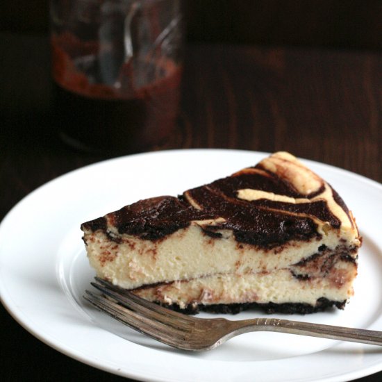 Nutella Swirl Cheesecake