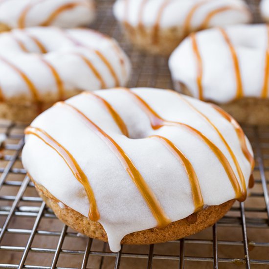 “Bananas Foster” Baked Donuts