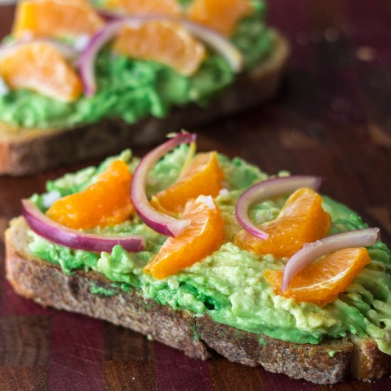 Avocado Orange Toast