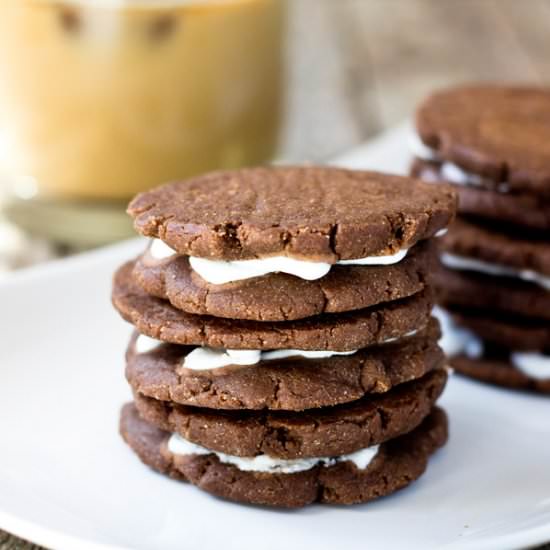 Chocolate Butter Sandwich Cookies