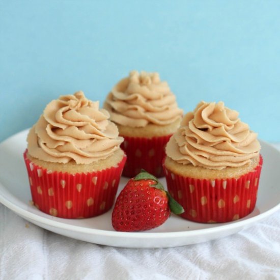 Peanut Butter & Jelly Cupcakes