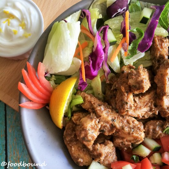 Chicken Shawarma with Dip