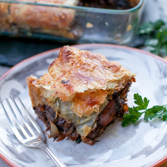 Beef Bourguignon Pot Pie