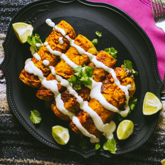 Creamy Mushroom Enchiladas