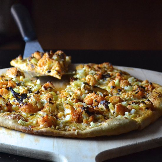 Buffalo Cauliflower Pizza