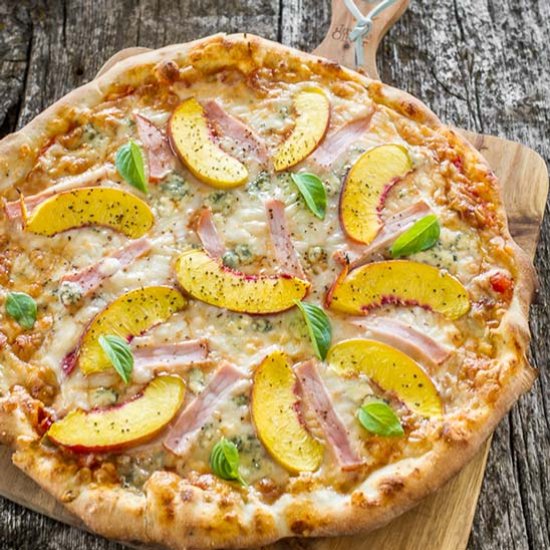 Peach Pizza