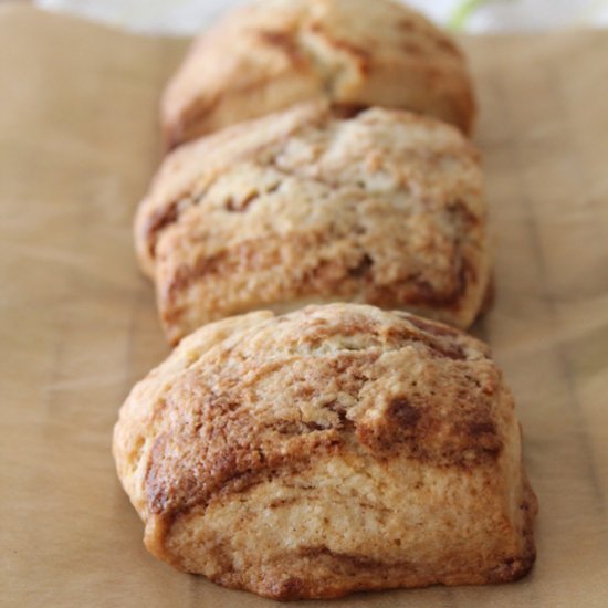 Cinnamon Honey Scones