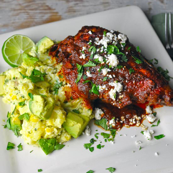 Ancho Braised Chicken