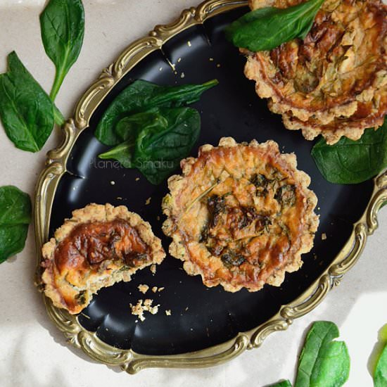 Healthy Mini Spinach Quiches