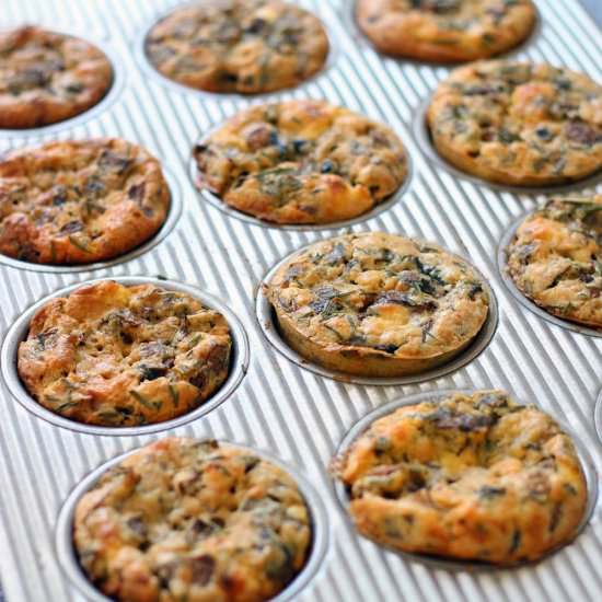 Mushroom, Rosemary + Chevre Quiche