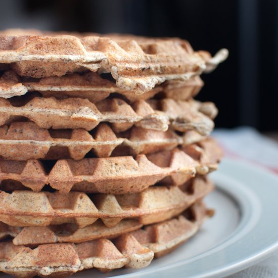 Nutty Whole-Grain Waffles