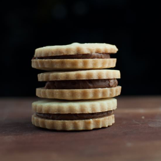 Shortbread Cookie Sandwiches