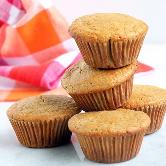 Vanilla Plum Muffins