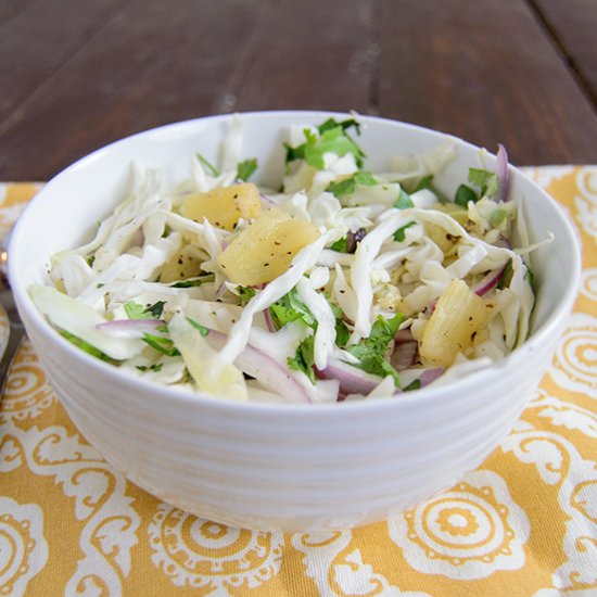 Pineapple Coleslaw