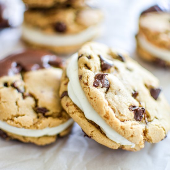 Fig and Chocolate Chip Cookie