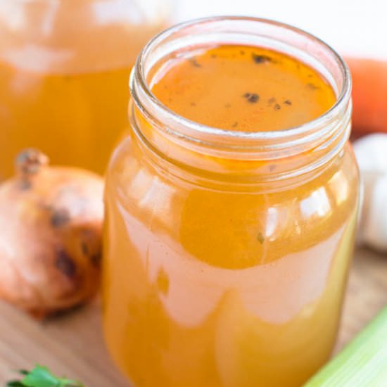 Homemade Vegetable Stock