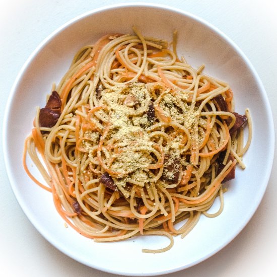 Cosy Carrot Noodle Bowl