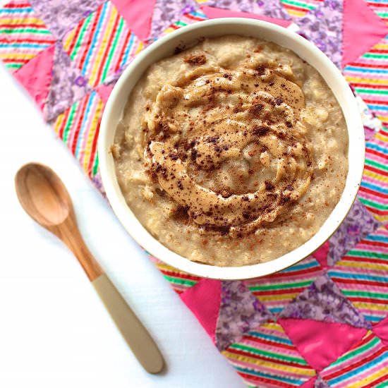 Peanut Butter and Banana Porridge