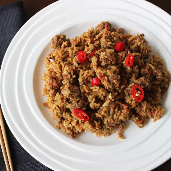 Spicy Beef and Rice