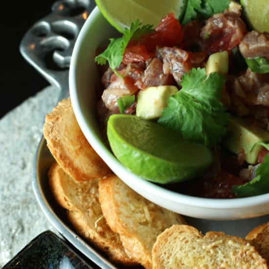 Thai-style ahi poke