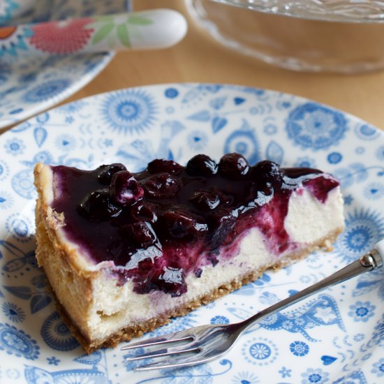 Blueberry Maple Cheesecake