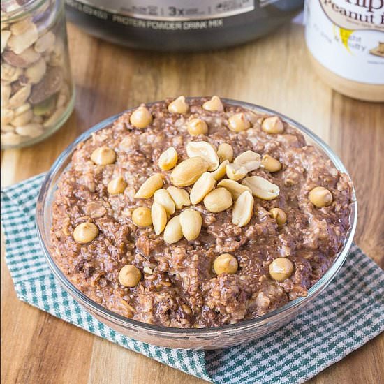 Chocolate Protein Packed Oatmeal