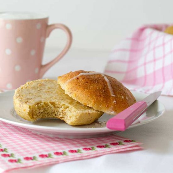 Carrot Hot Cross Buns