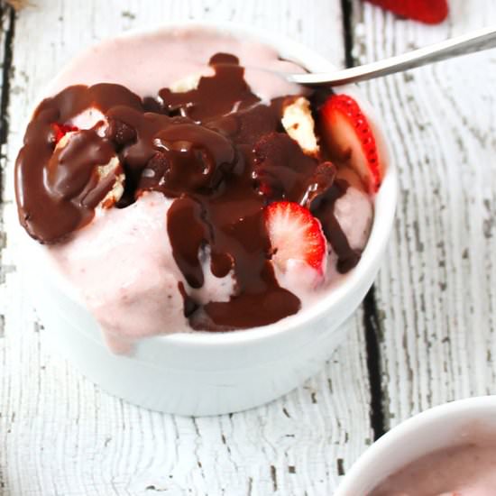 Dairy Free Strawberry Ice Cream